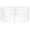 vidaXL Freilaufgehege 10-teilig 54x80 cm Verzinktes Eisen