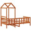 vidaXL Tagesbett Set 2 pcs Wachsbraun Massives Kiefernholz