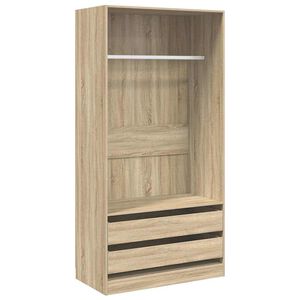 vidaXL Kleiderschrank Sonoma-Eiche 100x50x200 cm Holzwerkstoff