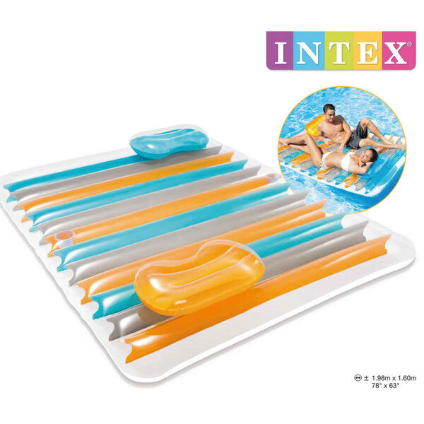 Intex Aufblasbare Strand-Matratze Double Lounge 198&times;160 cm 56897EU