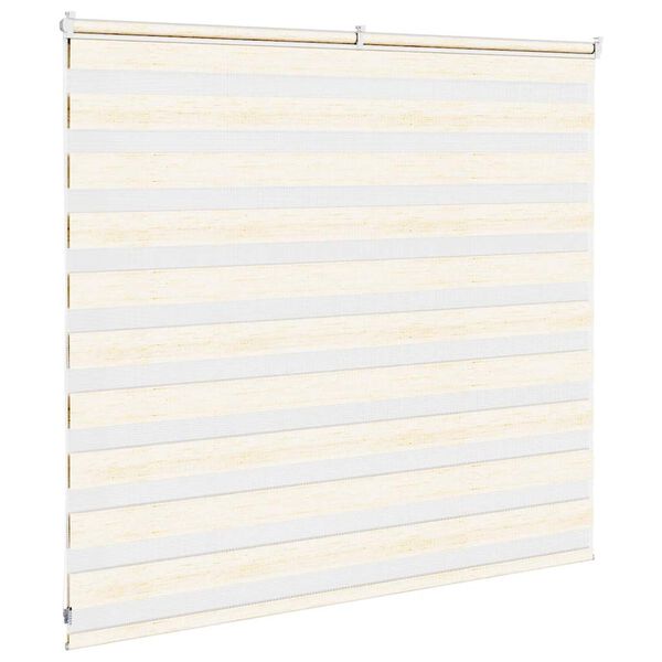 vidaXL Zebrarollo Marmorbeige 165x100cm Stoffbreite 160,9 cm Polyester