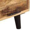 vidaXL Schuhbank 80x30x45 cm Massivholz Mango