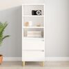 vidaXL Highboard Wei&szlig; 40x36x110 cm Holzwerkstoff
