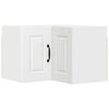 vidaXL Wand-Eckschrank PORTO Wei&szlig; 57 x 57 x 40 cm Holzwerkstoff