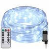 vidaXL Lichtseil mit 240 LEDs Kaltwei&szlig; 10 m PVC