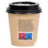 vidaXL Pappbecher mit Deckel 200 ml 500 Stk. Braun