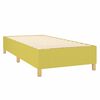 vidaXL Boxspringbett mit Matratze & LED Gr&uuml;n 100x200 cm Stoff