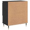 vidaXL Sideboards 2 pcs Schwarz Eichen-Optik 120 x 35 x 70 cm