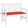 vidaXL Gartenbank-Auflage Rot 100x50x7 cm Oxford-Gewebe