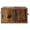 vidaXL Nachttisch Wandmontiert Altholz 35 x 35 x 20 cm Holzwerkstoff