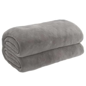 vidaXL Gewichtsdecke mit Bezug Grau 200x200 cm 9 kg Stoff