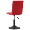 vidaXL Barhocker Weinrot Samt