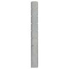 vidaXL Zaunpfosten 10 Stk. Silbern 180 cm Verzinkter Stahl