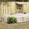 vidaXL Winterschutz fur Pflanzen Beige 100 x 1,6 m Vliesstoff