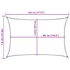 vidaXL Sonnensegel 160 g/m&sup2; Rechteckig Gelb 3,5x4,5 m HDPE