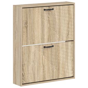 vidaXL Wandmontierter Schuhschrank HAARLEM 71 x 17 x 86 cm