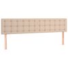 vidaXL Boxspringbett Matratze Cappuccino-Braun 120x190 cm Kunstleder