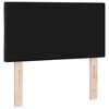 vidaXL Kopfteil mit Kopfteil Schwarz 80 cm Kunstleder