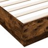 vidaXL Bettgestell R&auml;uchereiche 200x200 cm Holzwerkstoff