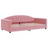 vidaXL Tagesbett Ausziehbar Rosa 100x200 cm Samt