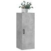 vidaXL Wandschrank Betongrau 34,5x34x90 cm