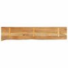 vidaXL Tischplatte mit Baumkante 140x30x3,8 cm Massivholz Mango