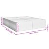 vidaXL Bettgestell Rosa 200x200 cm Samt