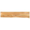 vidaXL Tischplatte mit Baumkante 160x40x3,8 cm Massivholz Mango