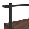 vidaXL Wand-Nachttische 2 Stk. Braun Eiche 35x30x51 cm Holzwerkstoff
