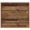 vidaXL Magazinregal mit Regal Altholz 80 x 12 x 70 cm Holzwerkstoff