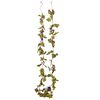 vidaXL Weihnachtskr&auml;nze Blumen 6 Stk. Helllila 215 cm