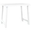 vidaXL Campingtisch Wei&szlig; 79x56x64 cm PP Holzoptik