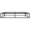 vidaXL Bettgestell Schwarz Metall 200x200 cm