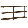 vidaXL Konsolentisch R&auml;uchereiche 150x29x75 cm Holzwerkstoff