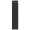 vidaXL Wandregal Schwarz 99x15x60 cm Holzwerkstoff