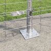 vidaXL Zaunpfosten Galvanisiert 25 x 1,6 m Stahl