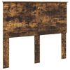 vidaXL Bettrahmen Ger&auml;ucherte Eiche 135 x 190 cm Ingenieurs Holz