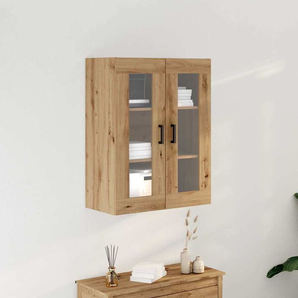 vidaXL Wandschrank Artisan-Eiche 69,5 x 34 x 90 cm Holzwerkstoff