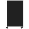 vidaXL Druckerst&auml;nder mit Rollen Schwarz 60x40x68,5 cm
