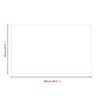 vidaXL Kaminofen Glasplatte Rechteckig 100x60 cm