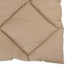 vidaXL Winterbettdecke Taupe 240 x 200 cm Mikrofaser