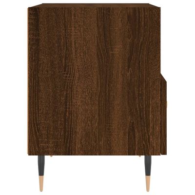 vidaXL Nachttische 2Stk. Braun Eichen-Optik 40x35x47,5cm Holzwerkstoff