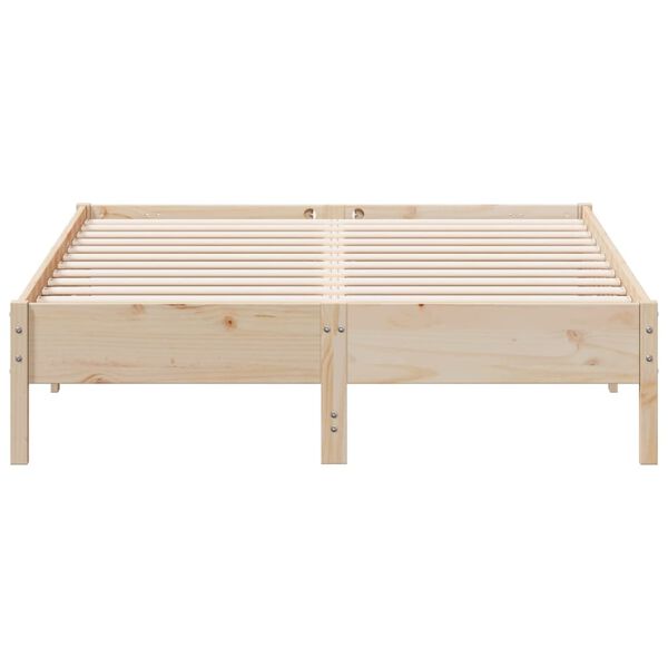 vidaXL Massivholzbett ohne Matratze 140x200 cm Kiefernholz