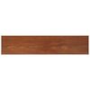vidaXL Fensterbank Braunes Holz 140 x 35 x 4,5 cm PVC