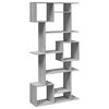 vidaXL B&uuml;cherregal Grau Sonoma 92x29x188 cm Holzwerkstoff