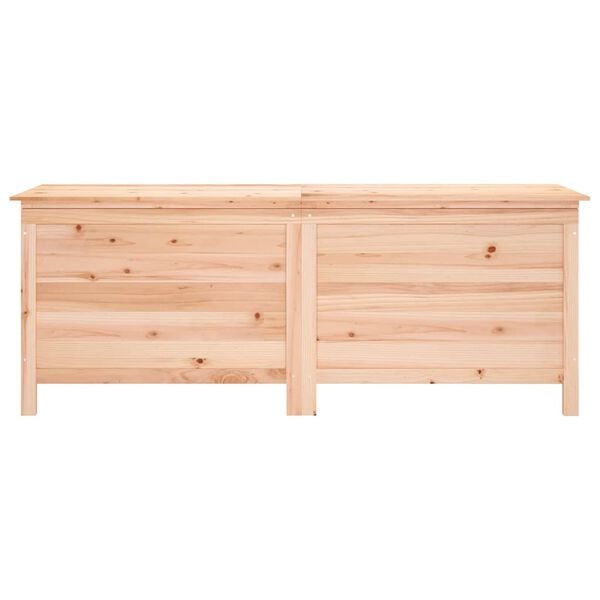 vidaXL Gartentruhe 150x50x56,5 cm Massivholz Tanne