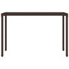 vidaXL 6-tlg. Garten-Essgruppe mit Kissen Braun Poly Rattan