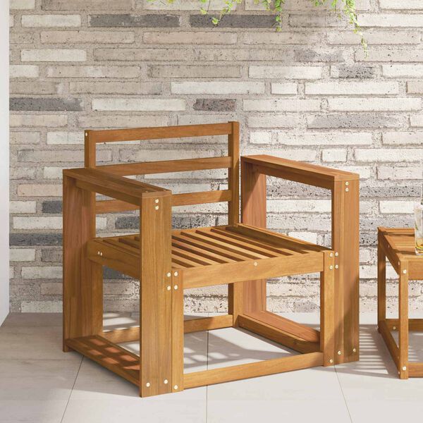 vidaXL Outdoor-Sofa Massivholz Akazie Natur