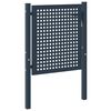 vidaXL Zauntor Anthrazit 102x75 cm Stahl