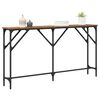 vidaXL Konsolentisch Altholz 140 x 23 x 75 cm Schichtholz und Metall